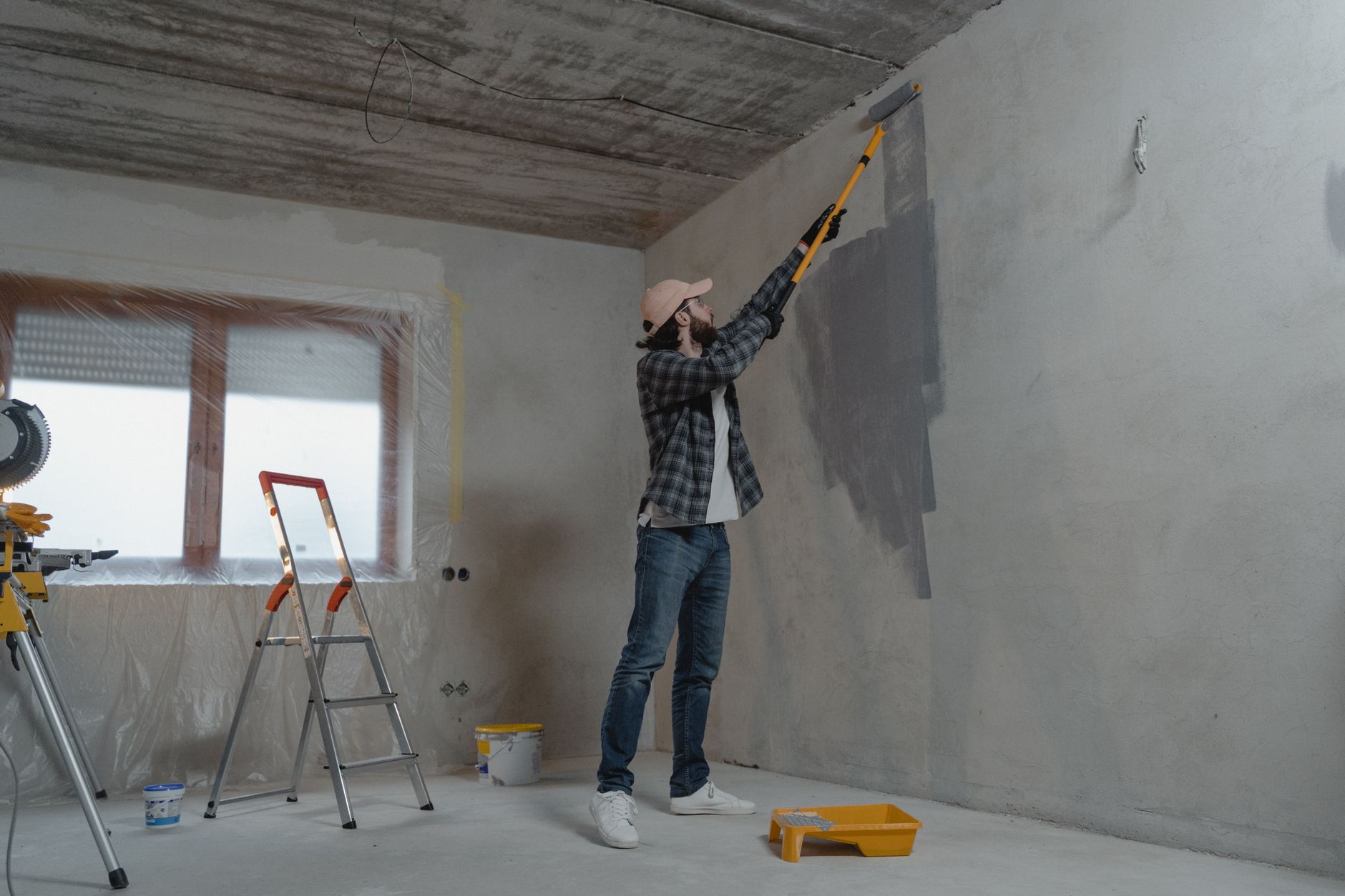 Peintre en Bâtiment équipe à Goussainville